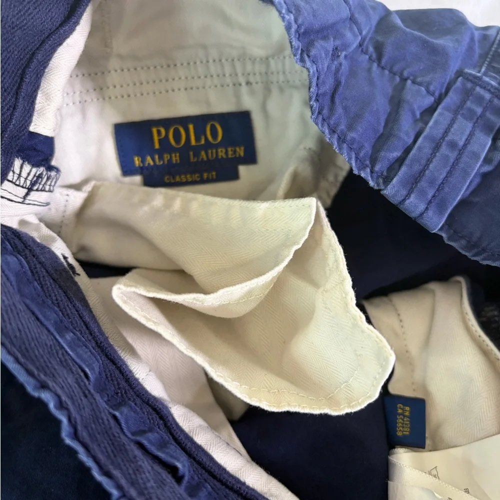 Polo by Ralph Lauren Navy Cargo Shorts Utility Classic Size 30 Men
